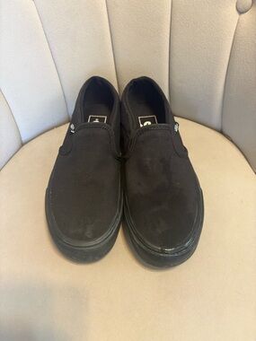 Vans Slip-On Sneakers in Black